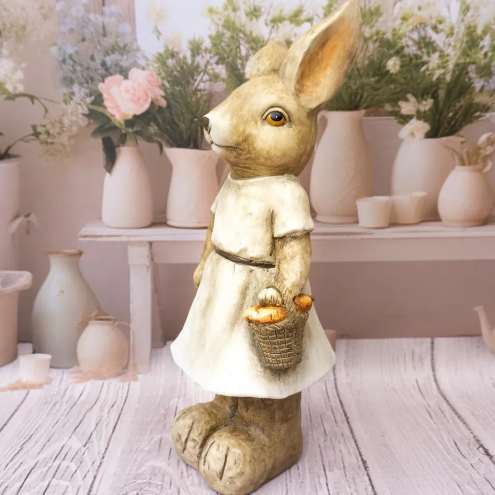 Figurka Zając w sukience 55cm