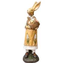 Figurka Zając wysoki z koszem 80cm