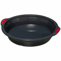 Forma do pieczenia okrągła 26cm           silikonowa szara
