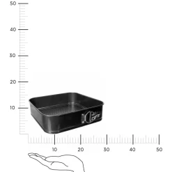 Forma do pieczenia z wyjmowanym bokiem    kwadratowa