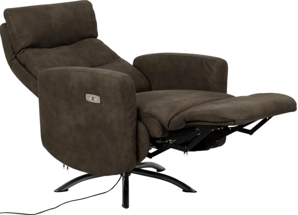 Fotel / recliner Kamares antracytowy