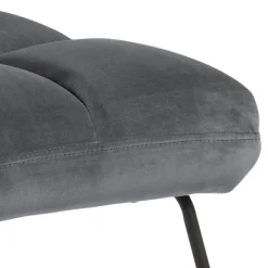 Fotel Alba VIC dark grey 28 pikowany