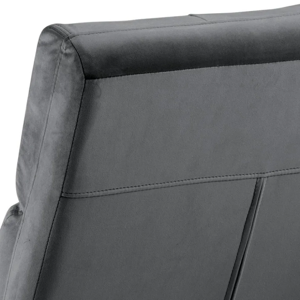 Fotel Alba VIC dark grey 28 pikowany