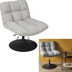 Fotel Anton obrotowy szary