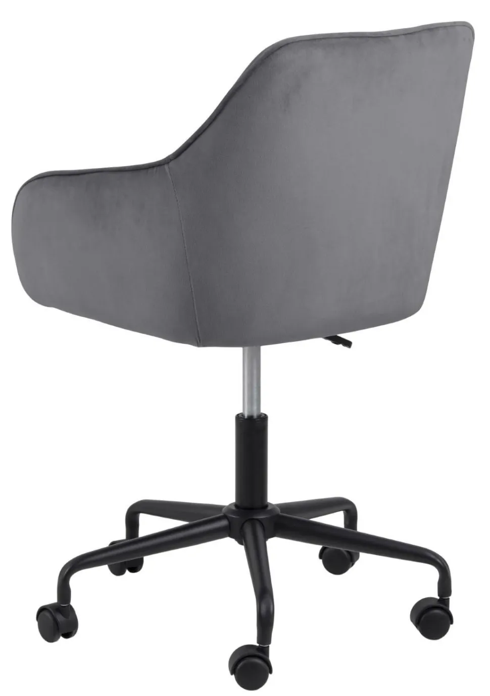 Fotel biurowy Brooke VIC szary jasny welwetowy