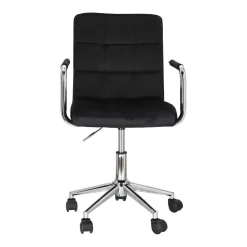 Fotel biurowy Cosmo Arm czarny velvet