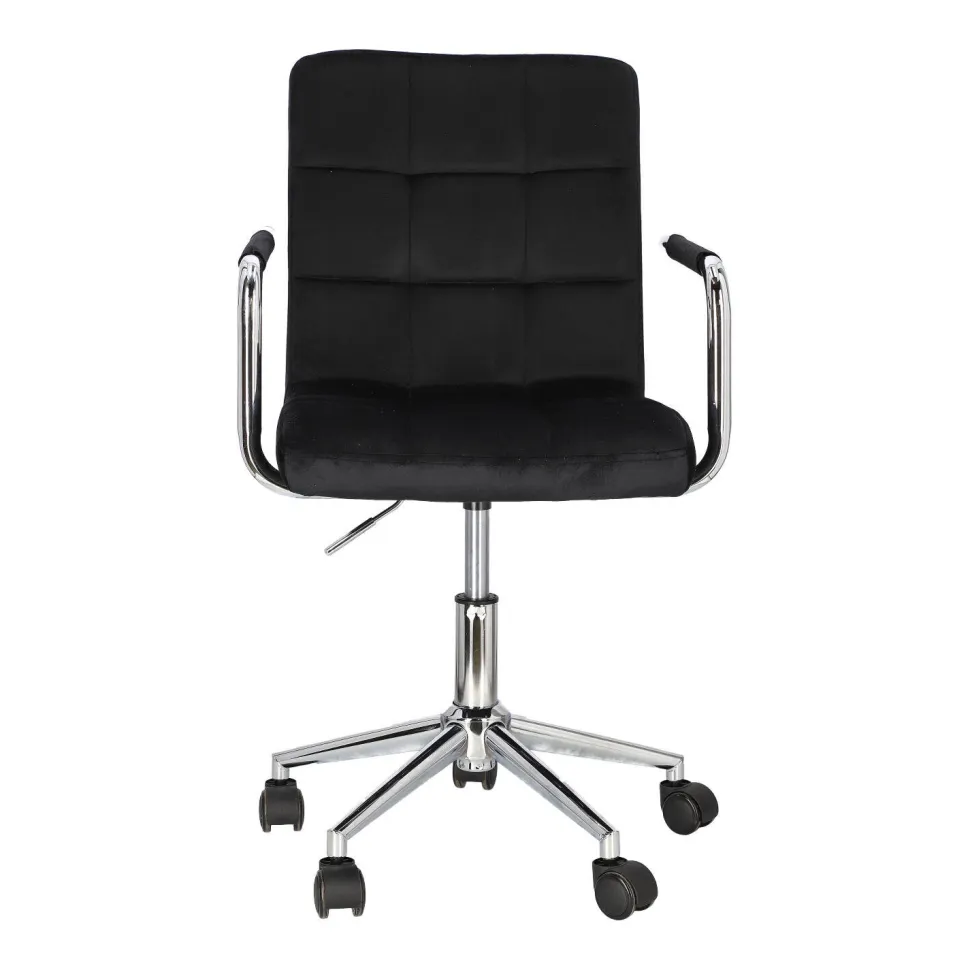Fotel biurowy Cosmo Arm czarny velvet