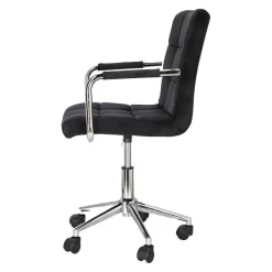 Fotel biurowy Cosmo Arm czarny velvet