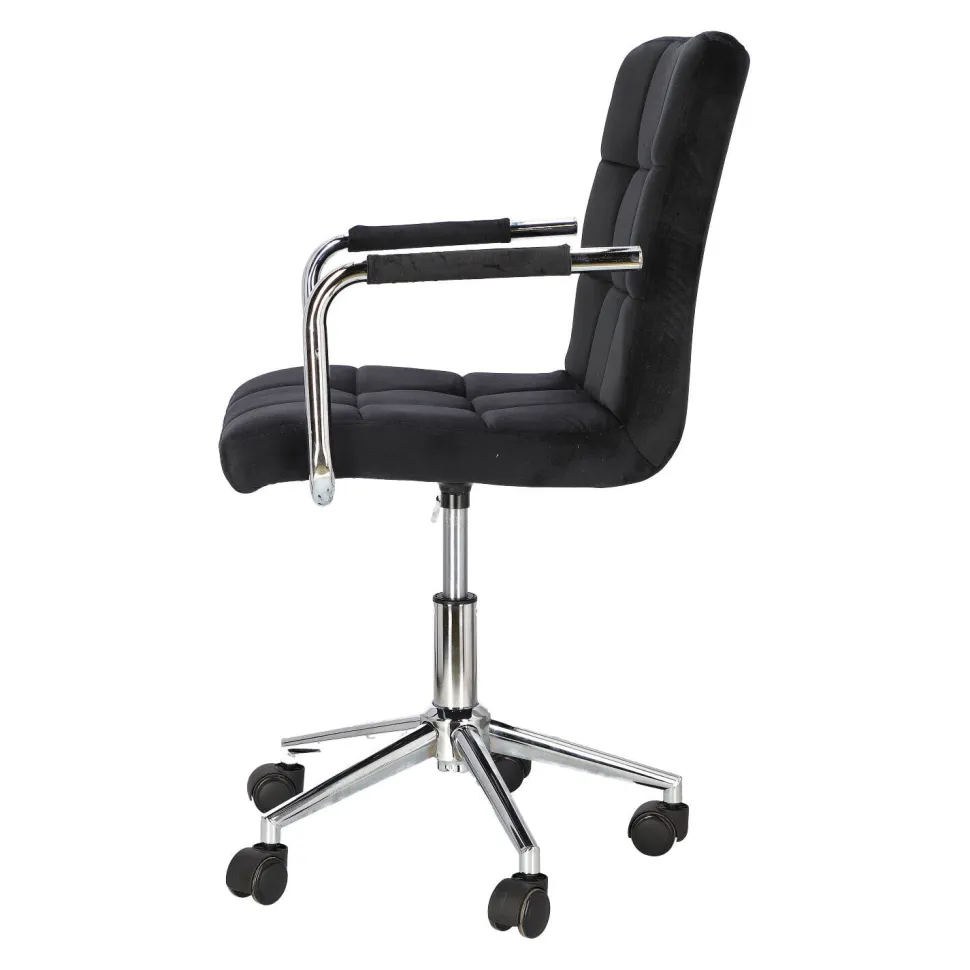 Fotel biurowy Cosmo Arm czarny velvet