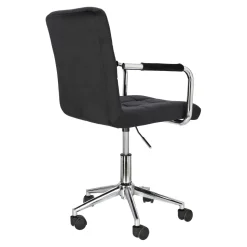 Fotel biurowy Cosmo Arm czarny velvet