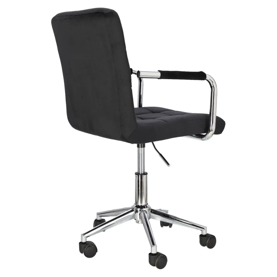 Fotel biurowy Cosmo Arm czarny velvet