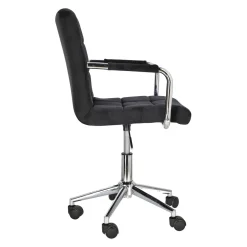 Fotel biurowy Cosmo Arm czarny velvet