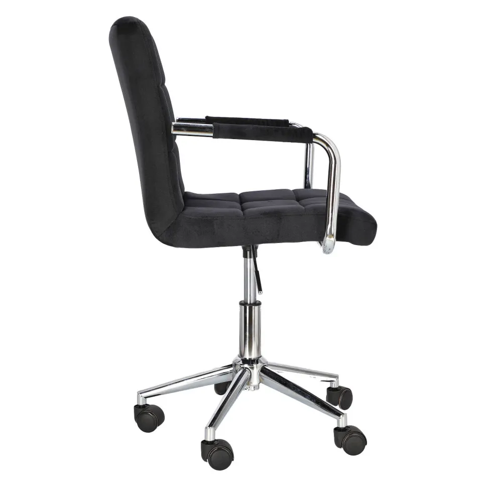 Fotel biurowy Cosmo Arm czarny velvet