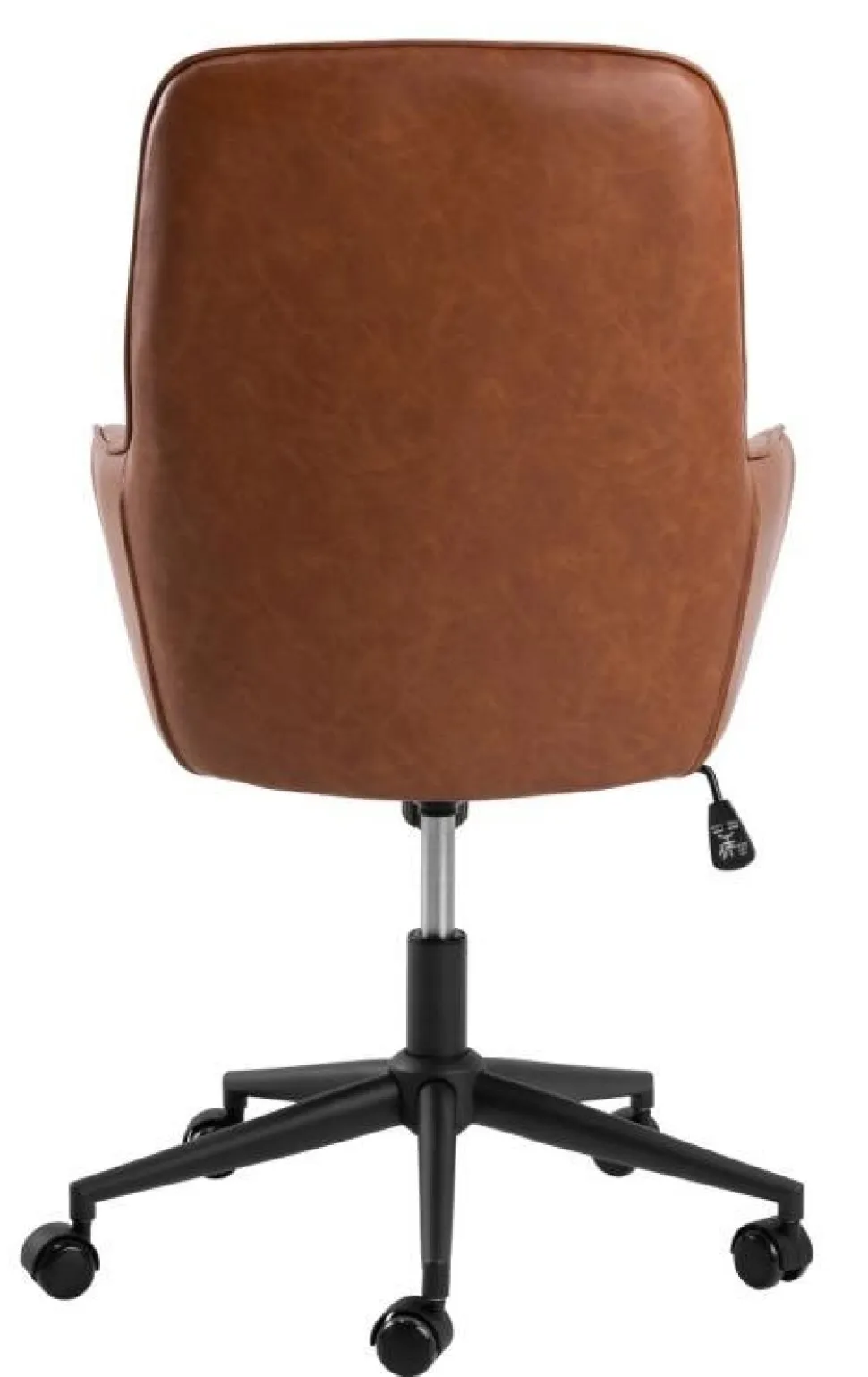 Fotel biurowy Erik brązowy PU