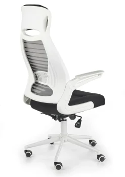 Fotel biurowy Klira szary/biały