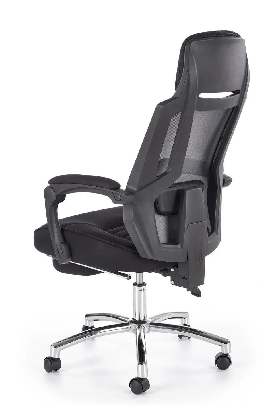 Fotel biurowy Mande z podnóżkiem czarny