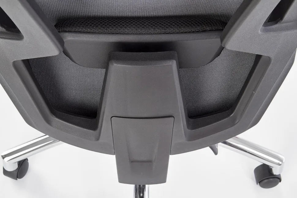 Fotel biurowy Mande z podnóżkiem czarny