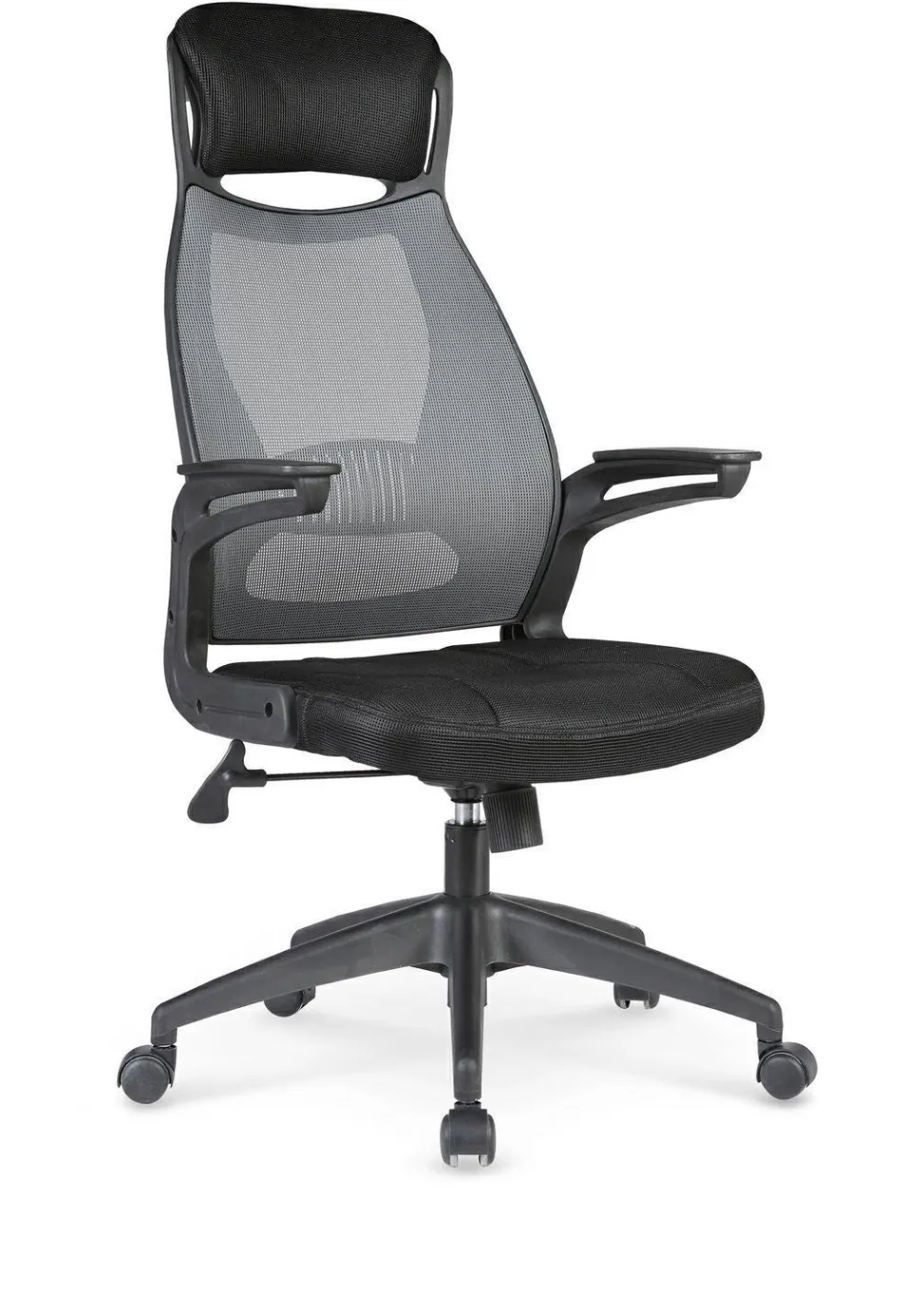 Fotel biurowy Nicko szary/czarny