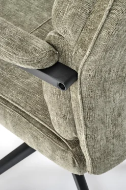 Fotel biurowy Nurah oliwkowy