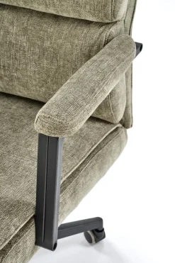 Fotel biurowy Nurah oliwkowy