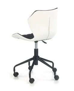 Fotel biurowy Quiz Black czarny/biały