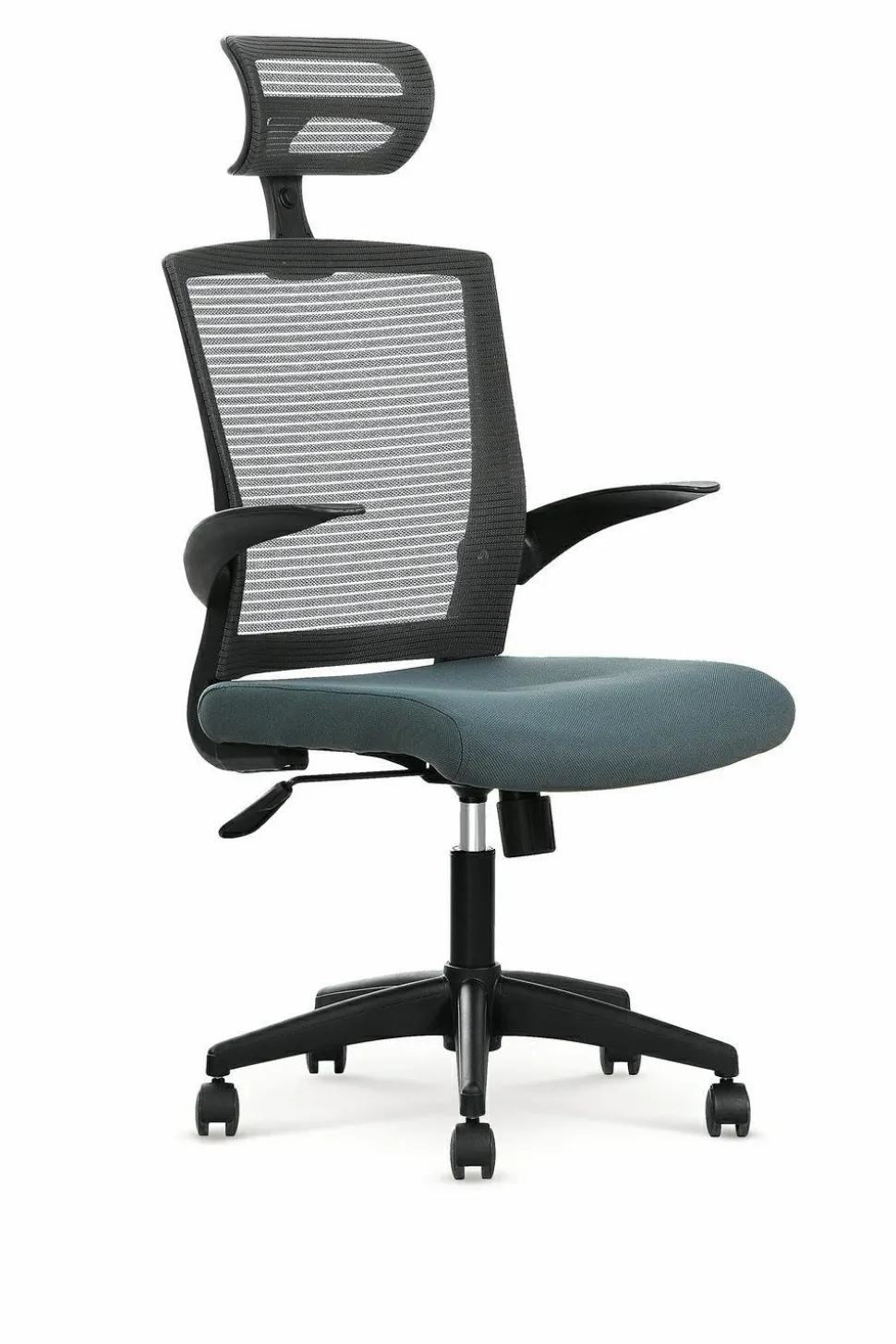 Fotel biurowy Ravel czarny/szary