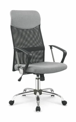 Fotel biurowy Spiner tkanina szary