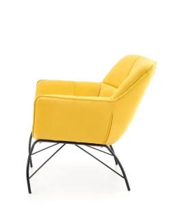 Fotel Bolton żółty