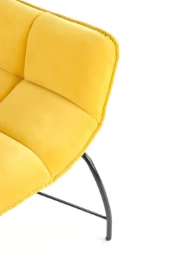 Fotel Bolton żółty