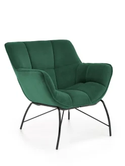 Fotel Bolton zielony ciemny