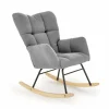 Fotel bujany Caipola szary