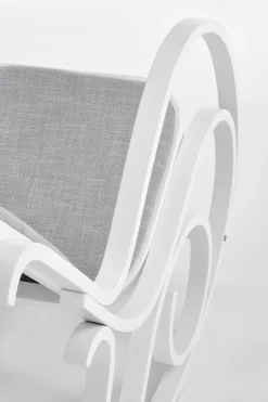 Fotel bujany Ferda biały