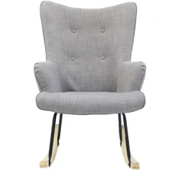 Fotel bujany Helsinki szary