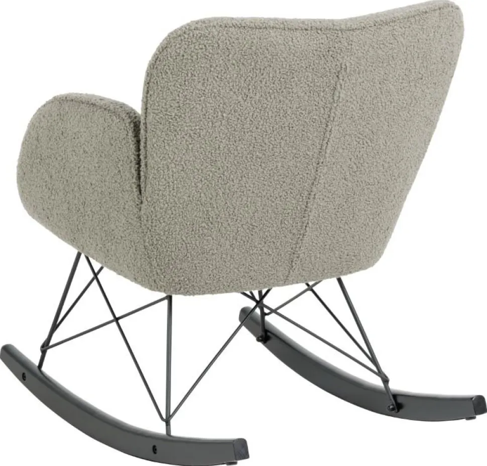 Fotel bujany Kelsey szary