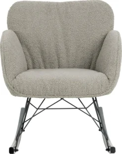 Fotel bujany Kelsey szary