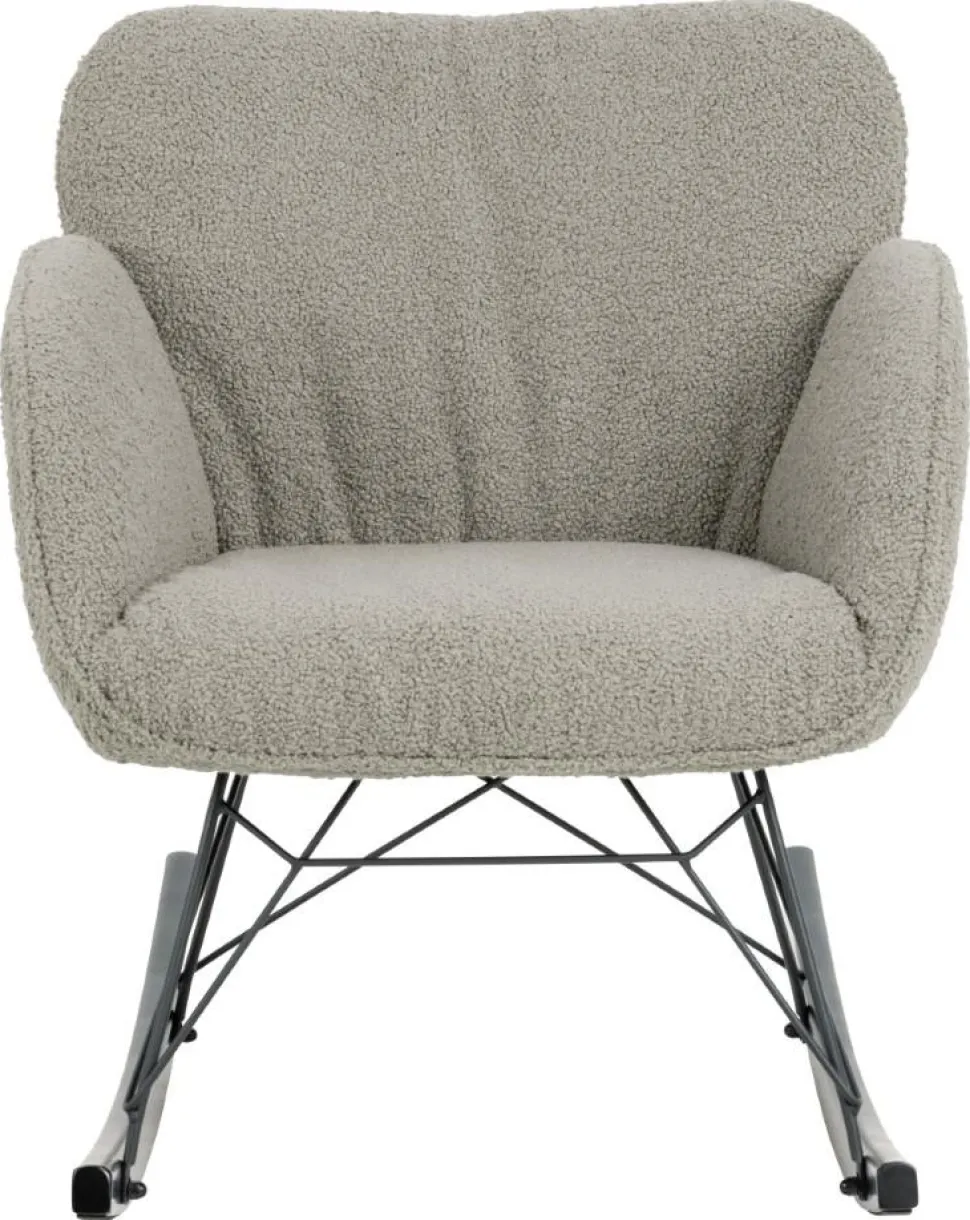 Fotel bujany Kelsey szary