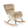 Fotel bujany Opera beżowy