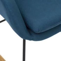 Fotel bujany Pera granatowy