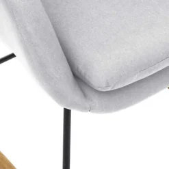 Fotel bujany Pera szara