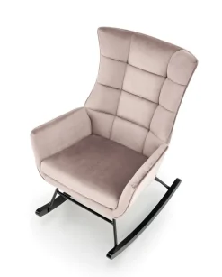 Fotel bujany Topar beżowy