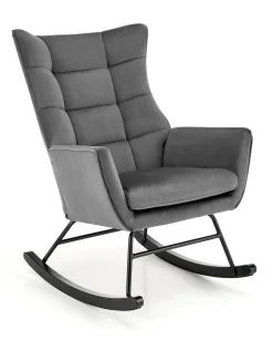 Fotel bujany Topar szary