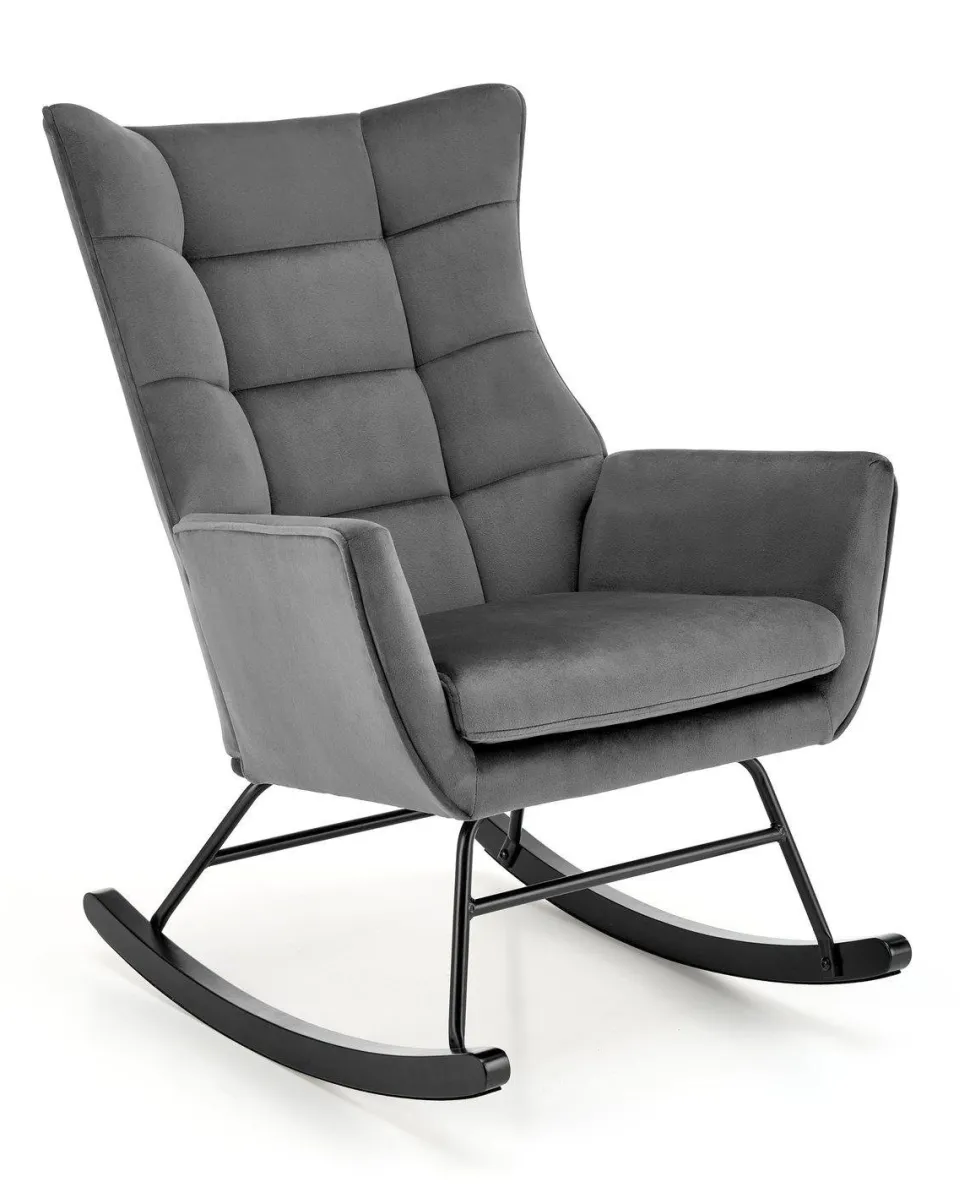 Fotel bujany Topar szary