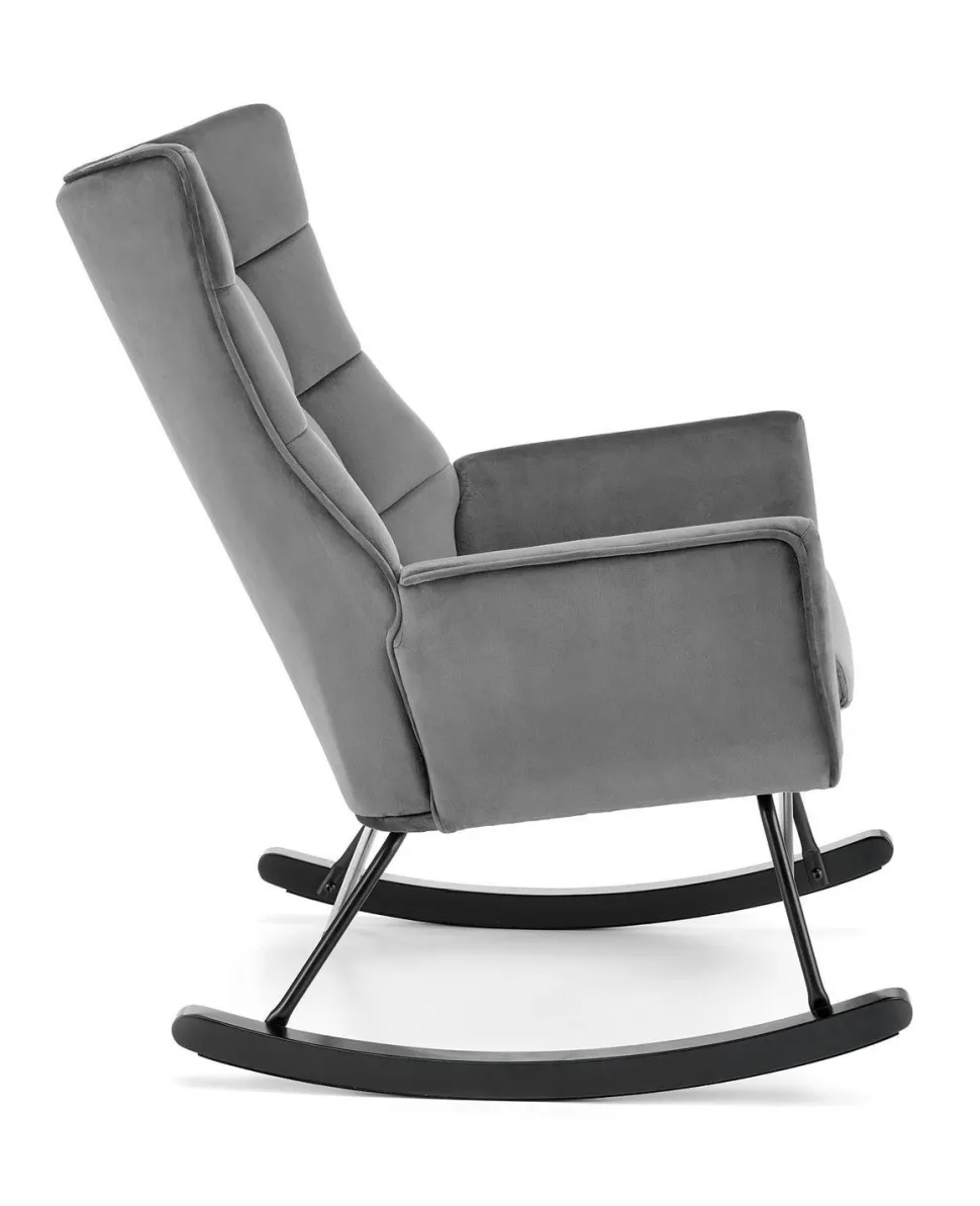 Fotel bujany Topar szary