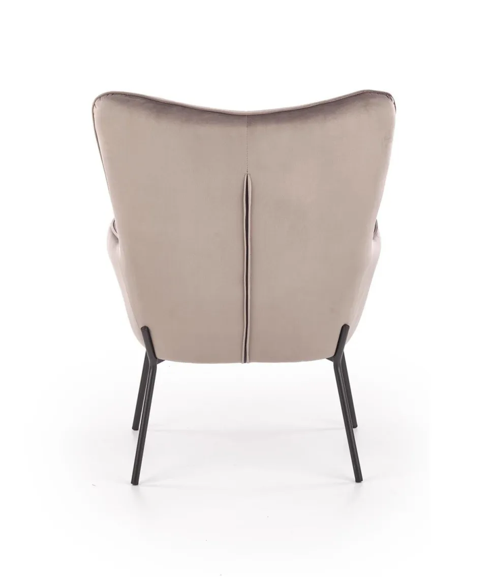 Fotel Cabres szary/ czarny