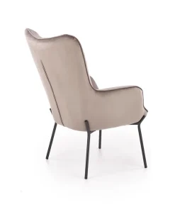 Fotel Cabres szary/ czarny