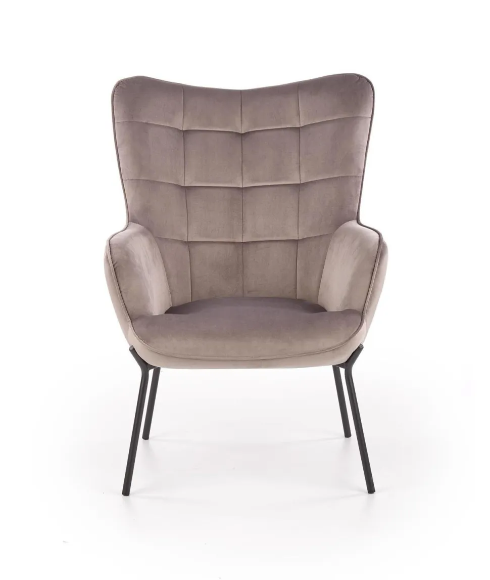 Fotel Cabres szary/ czarny