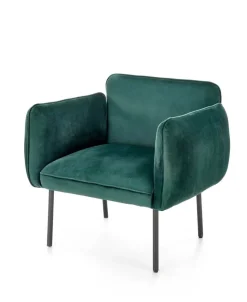 Fotel Canaria Welwet zielony ciemny