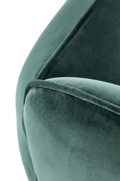 Fotel Canaria Welwet zielony ciemny