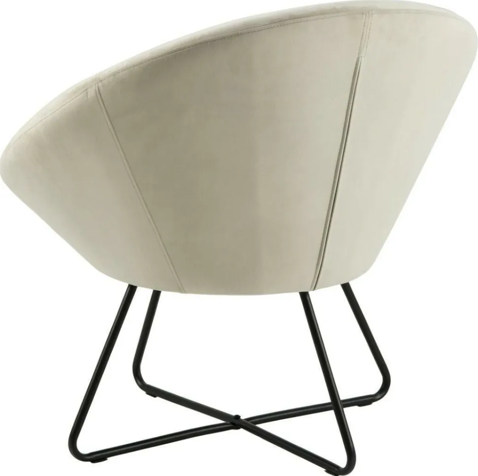 Fotel Center VIC beżowy skandynawski