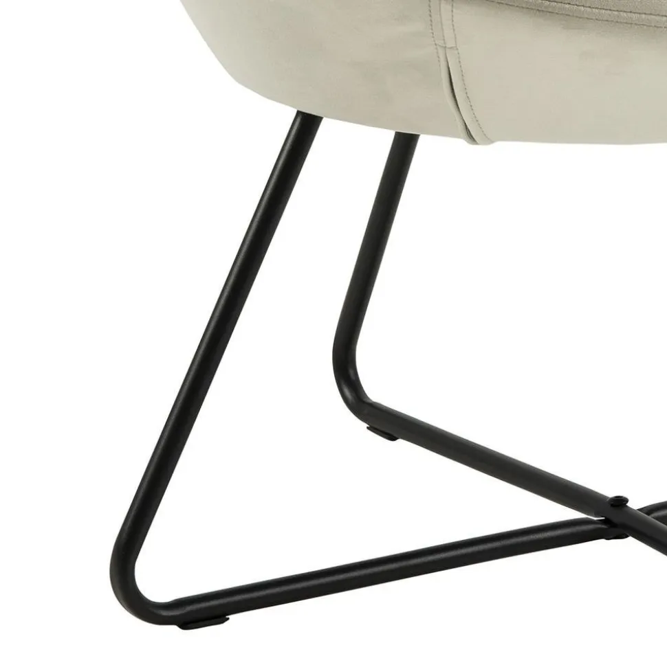 Fotel Center VIC beżowy skandynawski